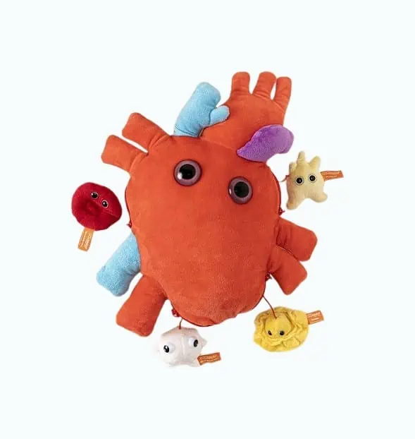 Product Image of the Heart Plush Toy