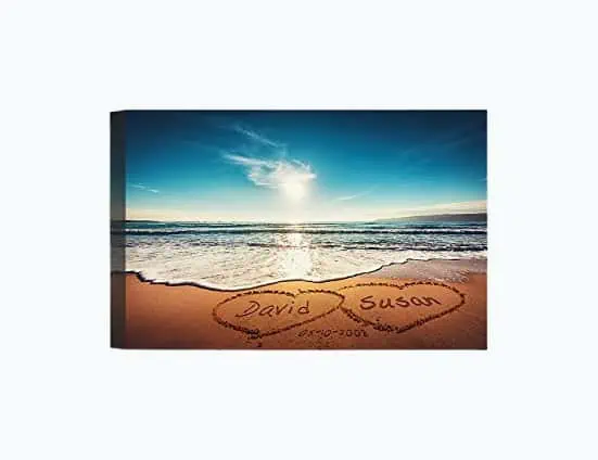 Product Image of the 'Heart in Heart' Personalized Artwork