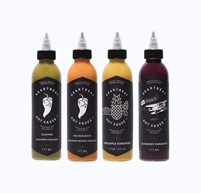 Product Image of the Heartbeat Hot Sauce 4 Pack