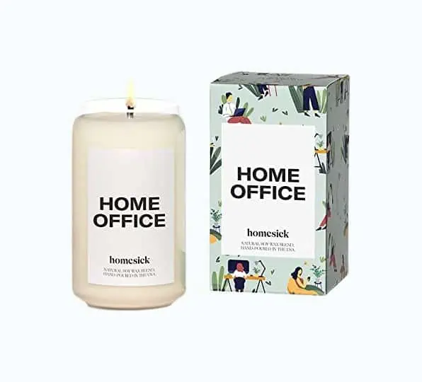 Product Image of the Homesick Premium Scented Candle, Home Office