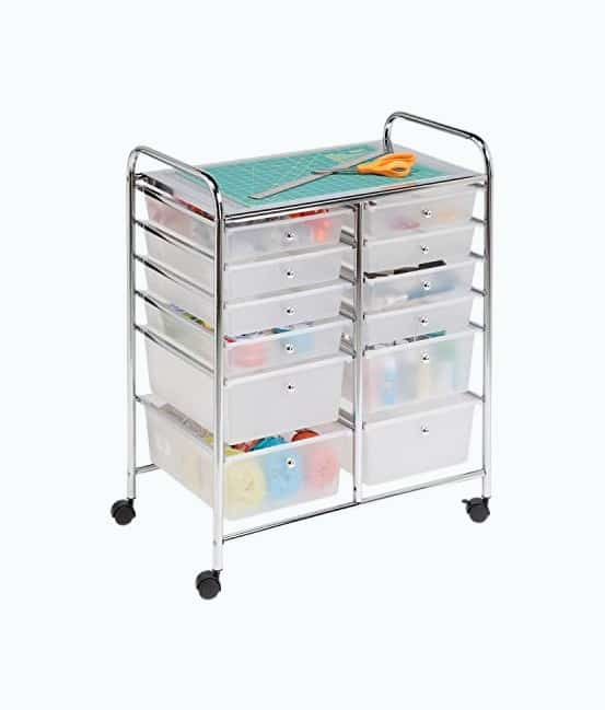 Product Image of the Honey-Can-Do Rolling Storage Cart and Organizer