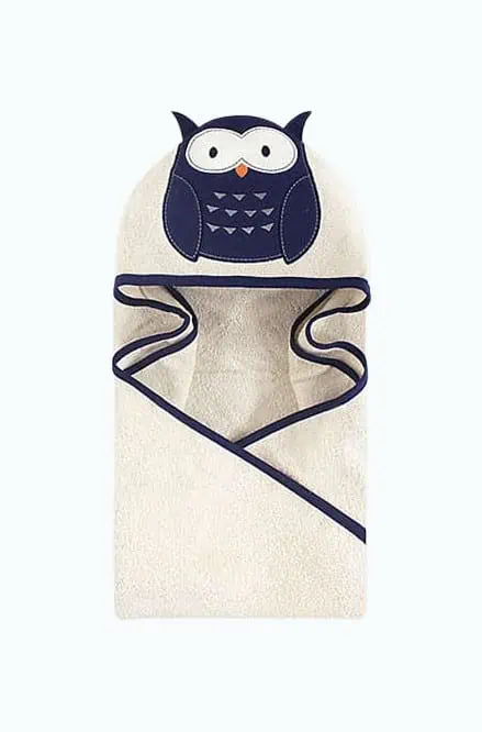 Product Image of the Hooded Owl Baby Towel