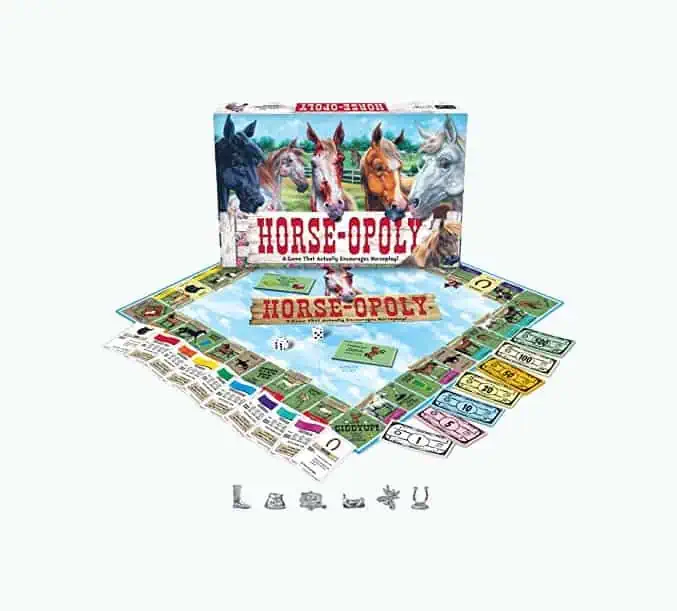 Product Image of the Horse-Opoly Board Game