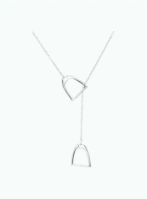Product Image of the Horse Stirrup Necklace