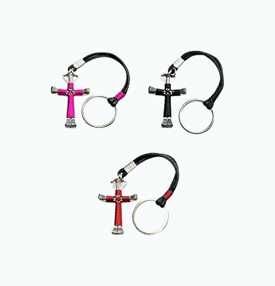 Product Image of the Horseshoe Nail Cross Key Chains