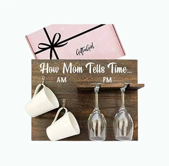 Product Image of the How Mom Tells Time Sign