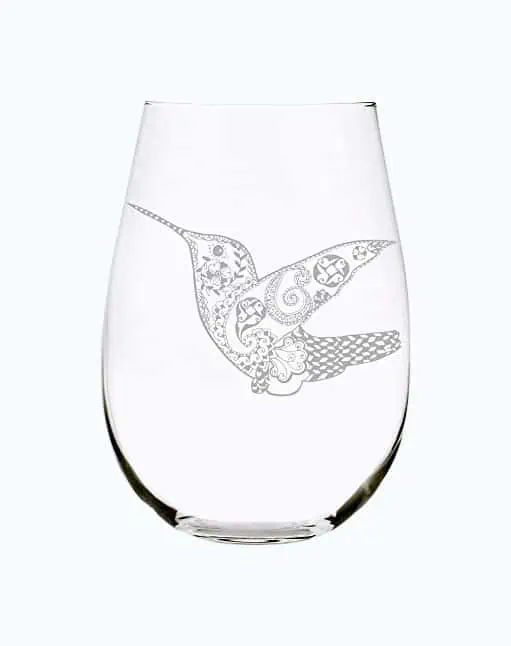Product Image of the Hummingbird Wine Glass