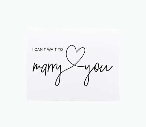 Product Image of the I Can't Wait to Marry You Card
