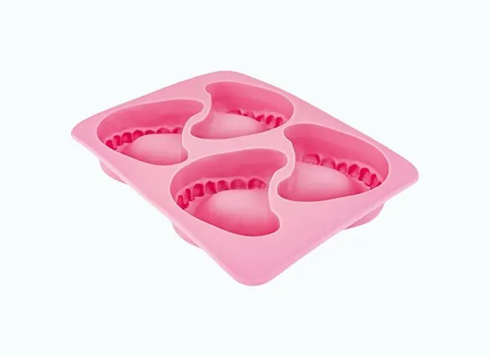 Product Image of the Ice Cube Tray, One Pack, Pink Dentures