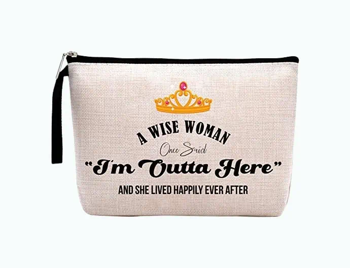 Product Image of the I’m Outta Here- Waterproof Makeup Bag