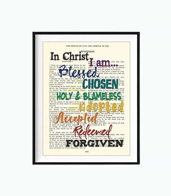 Product Image of the In Christ I Am... Wall Art