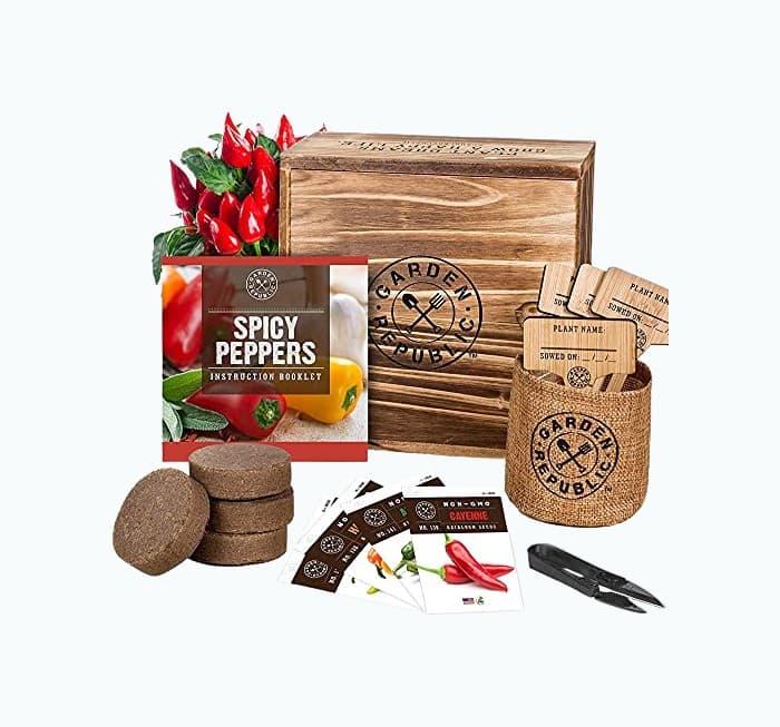 Product Image of the Indoor Pepper Seed Starter Kit