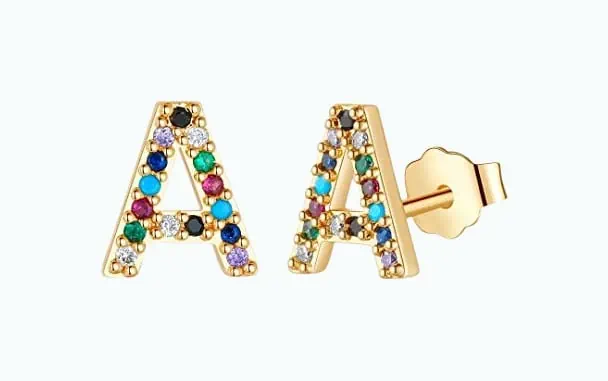 Product Image of the Initial Earrings for Girls