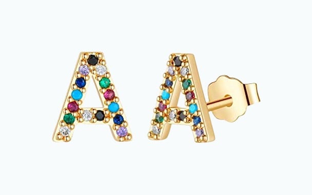 Product Image of the Initial Stud Earrings