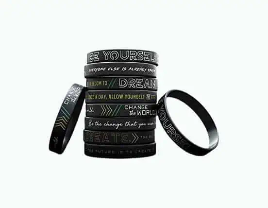 Product Image of the Inspiration Silicone Wristband Set