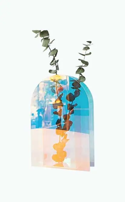Product Image of the Iridescent Vase Modern Contemporary Home Decor