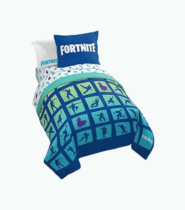 Product Image of the Jay Franco Fortnite Boogie Bomb Bed Set