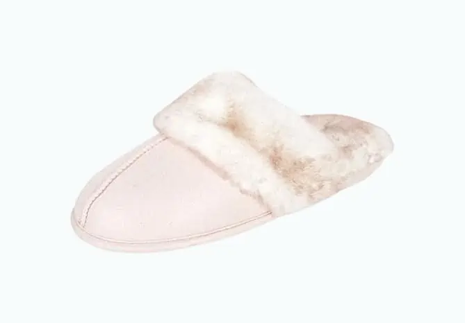 Product Image of the Jessica Simpson Women's Comfy Faux Fur House Slipper