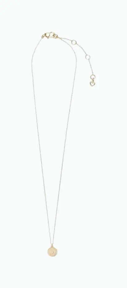 Product Image of the Kate Spade Mini Initial Pendant Necklace