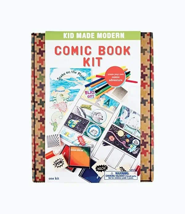 Product Image of the Kid Made Modern Comic Book Kit