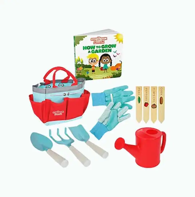 Product Image of the Kids Gardening Tools Set