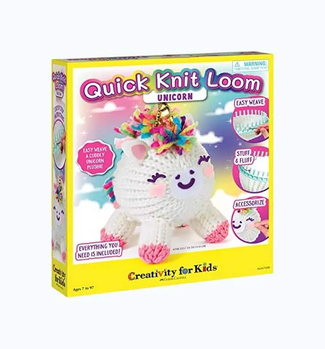 Product Image of the Kids Unicorn Knitting Craft 