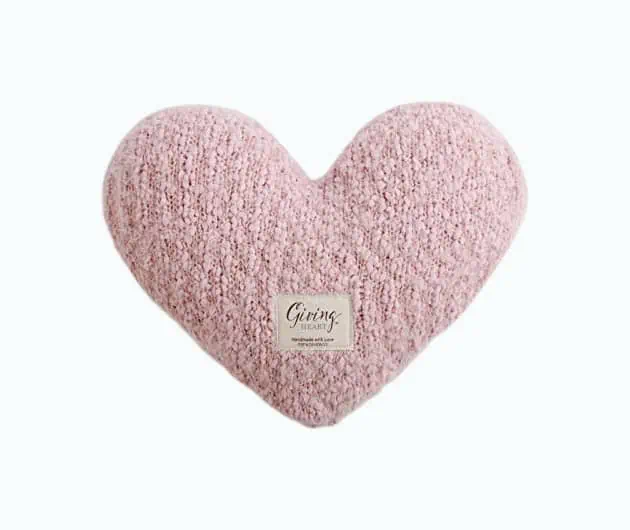 Product Image of the Knit Heart Pillow