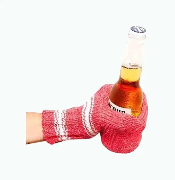 Product Image of the Knit Mitt Beverage Insulating Beer Glove