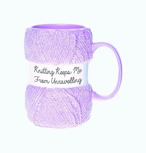 Product Image of the Knitting Mug from Boxer Gifts
