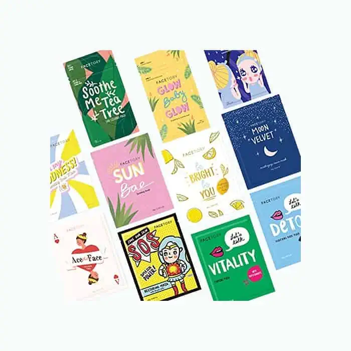 Product Image of the Korean Skin Care Sheet Mask Pack of 11 - For All Skin Types
