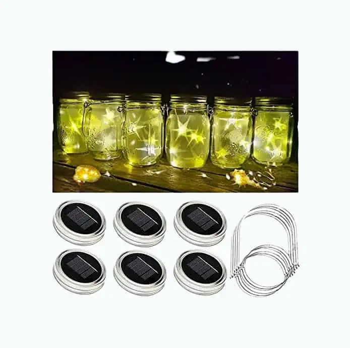 Product Image of the LED Mason Jar Light Set