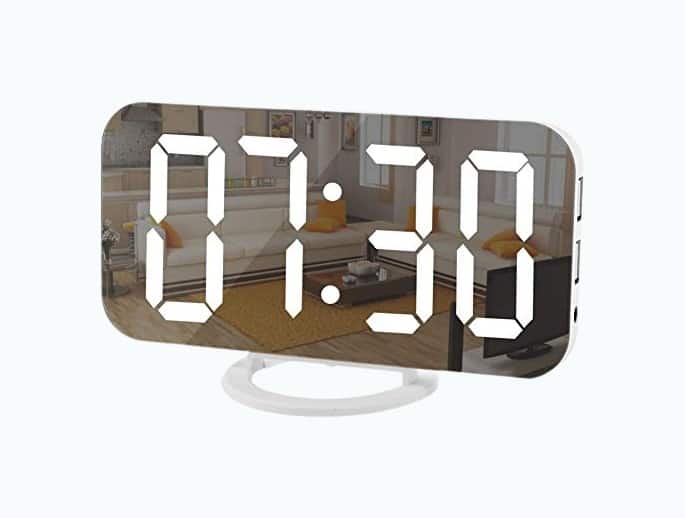Product Image of the LED Mirror Clock