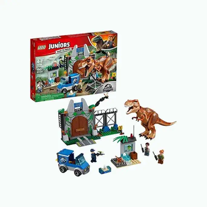 Product Image of the LEGO Juniors Jurassic World T. Rex Breakout