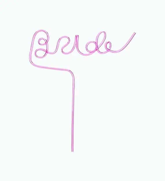 Product Image of the Large Bride Drinking Straw