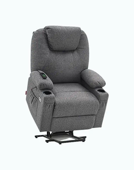 Product Image of the Large Power Lift Recliner Chair with Massage and Heat