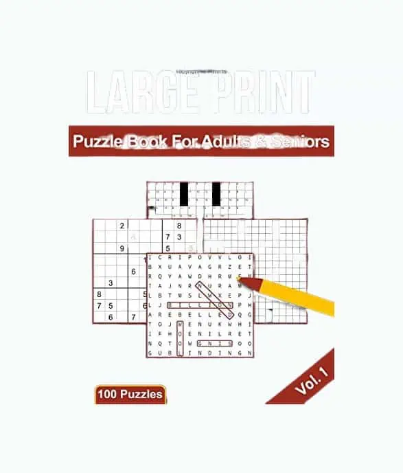 Product Image of the Large Print Puzzle Book