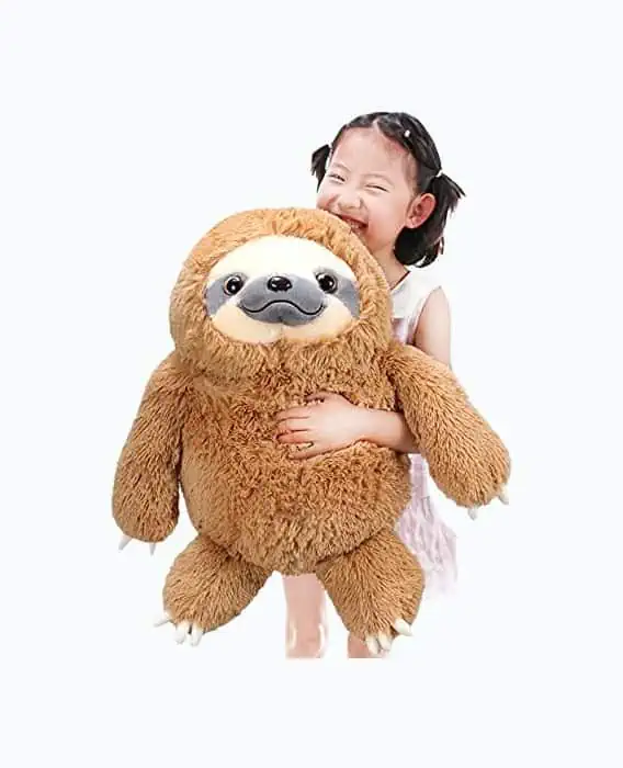 Product Image of the Large Sloth Stuffed Animal