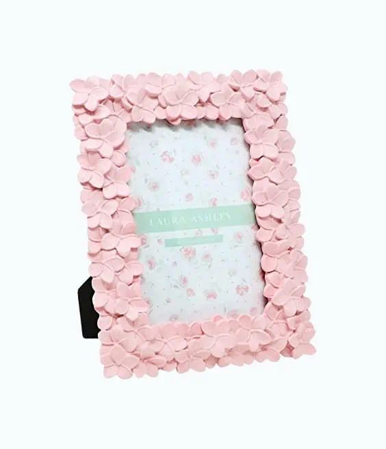 Product Image of the Laura Ashley Pink Flower Picture Frame