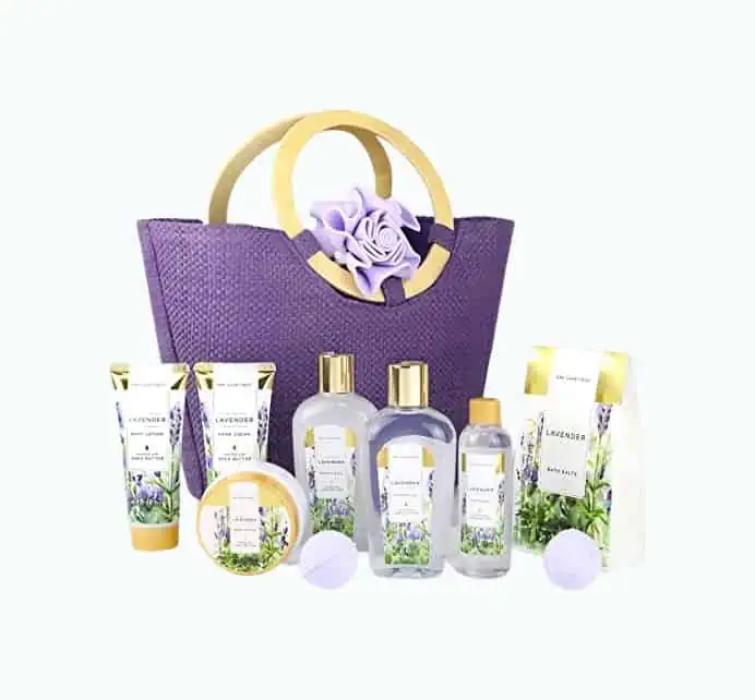 Product Image of the Lavender Spa Gift Basket