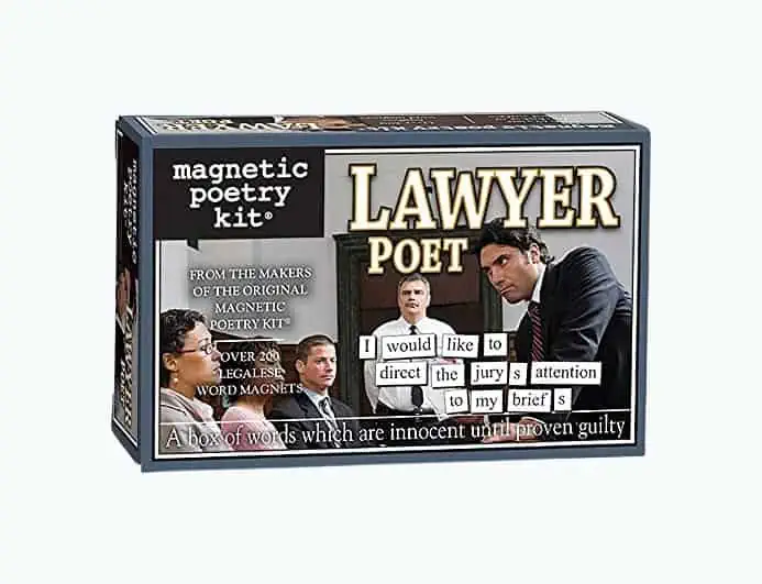 Product Image of the Lawyer Magnetic Poetry