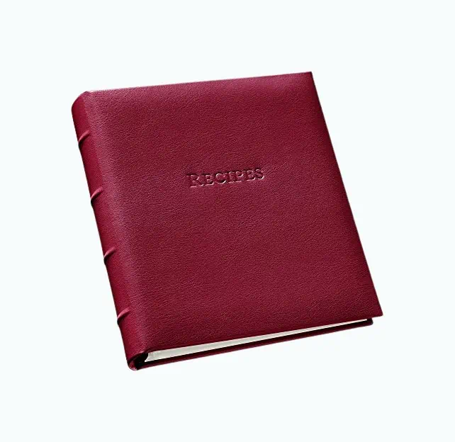 Product Image of the Leather Blank Recipe Book