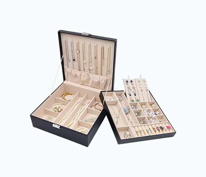 Product Image of the Leather Jewelry Organizer