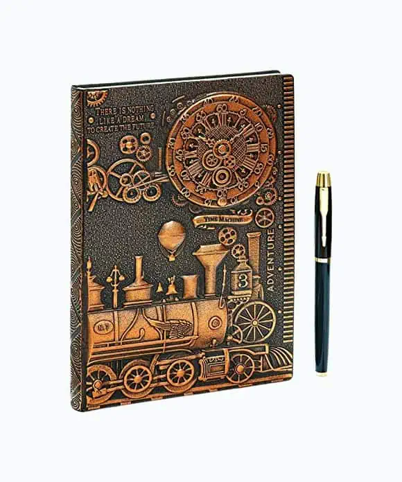 Product Image of the Leather Notebook with Pen Set