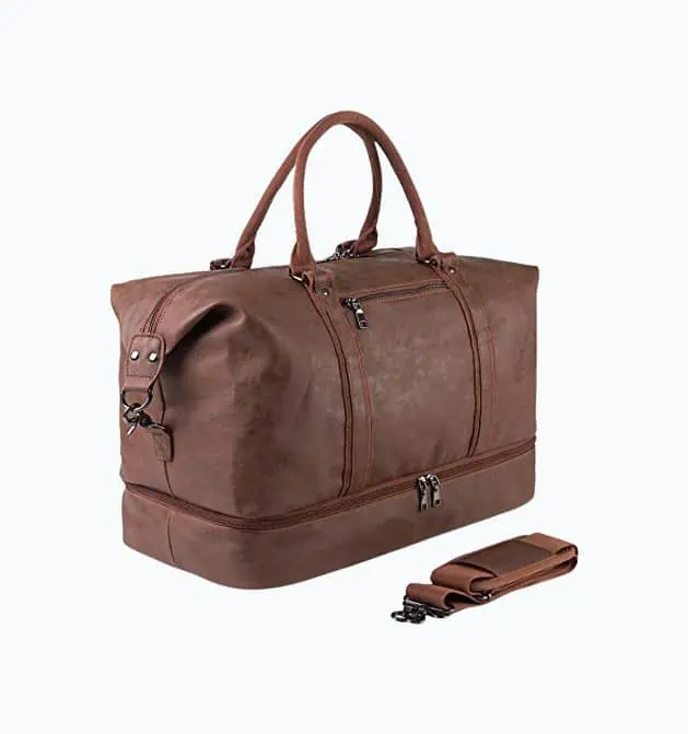 Product Image of the Leather Travel Bag