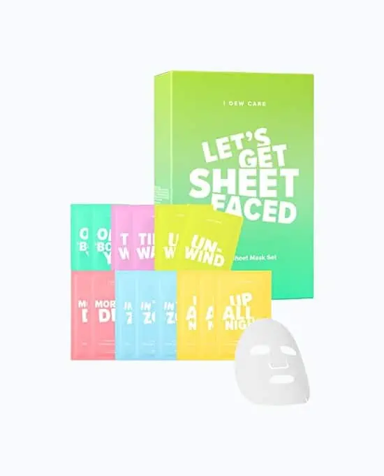 Product Image of the Let’s Get Sheet Faced Face Sheet Mask Pack