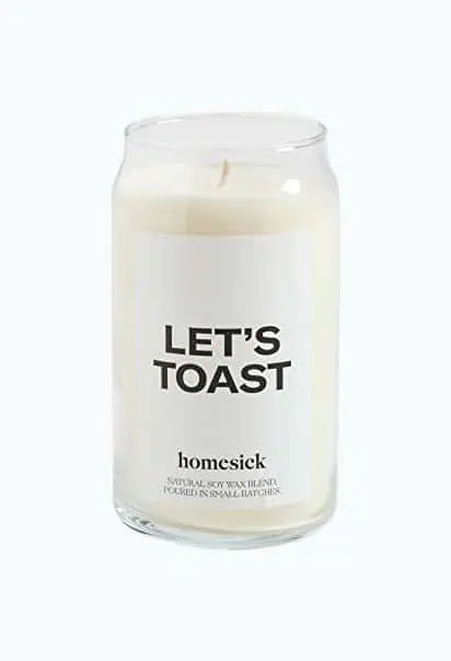Product Image of the Let’s Toast Scented Candle