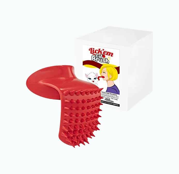 Product Image of the Lick'em Tongue Cat Brush