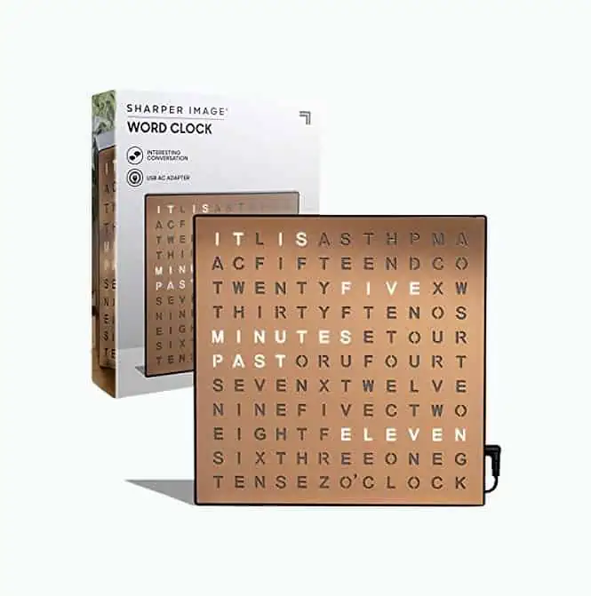 Product Image of the Light Up Word Clock