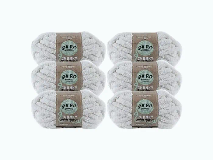 Product Image of the Lion Brand Chunky Knit Yarn Husk