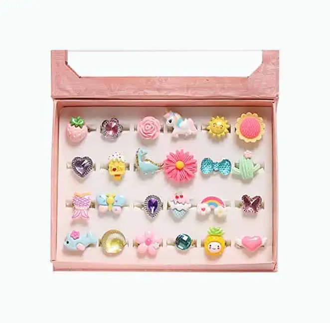 Product Image of the Little Girl Rings Set